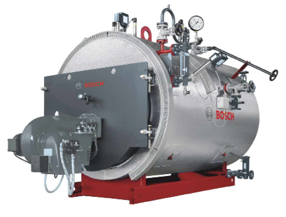 Reverse flame boiler